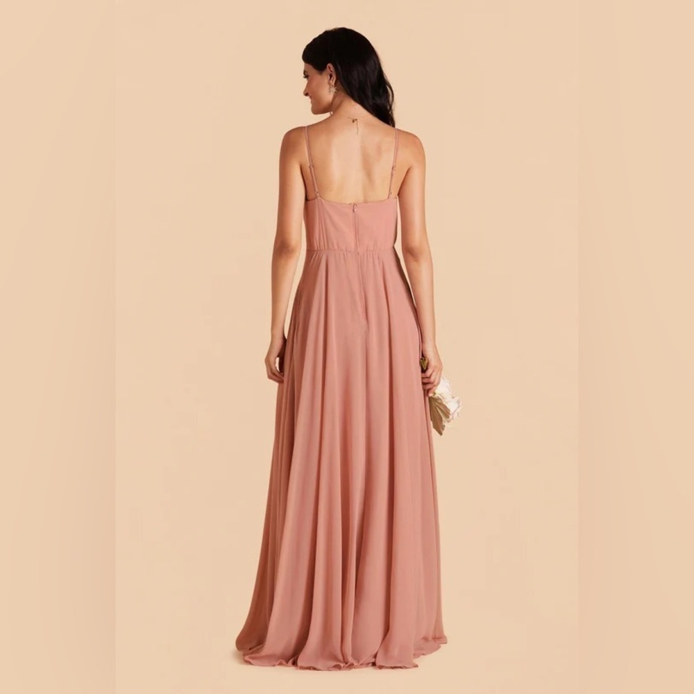 Birdy Grey Kaia Chiffon Dusty Rose Dress - Picture 7 of 11
